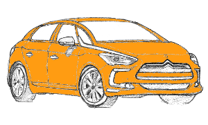 полная покраска citroen ds5